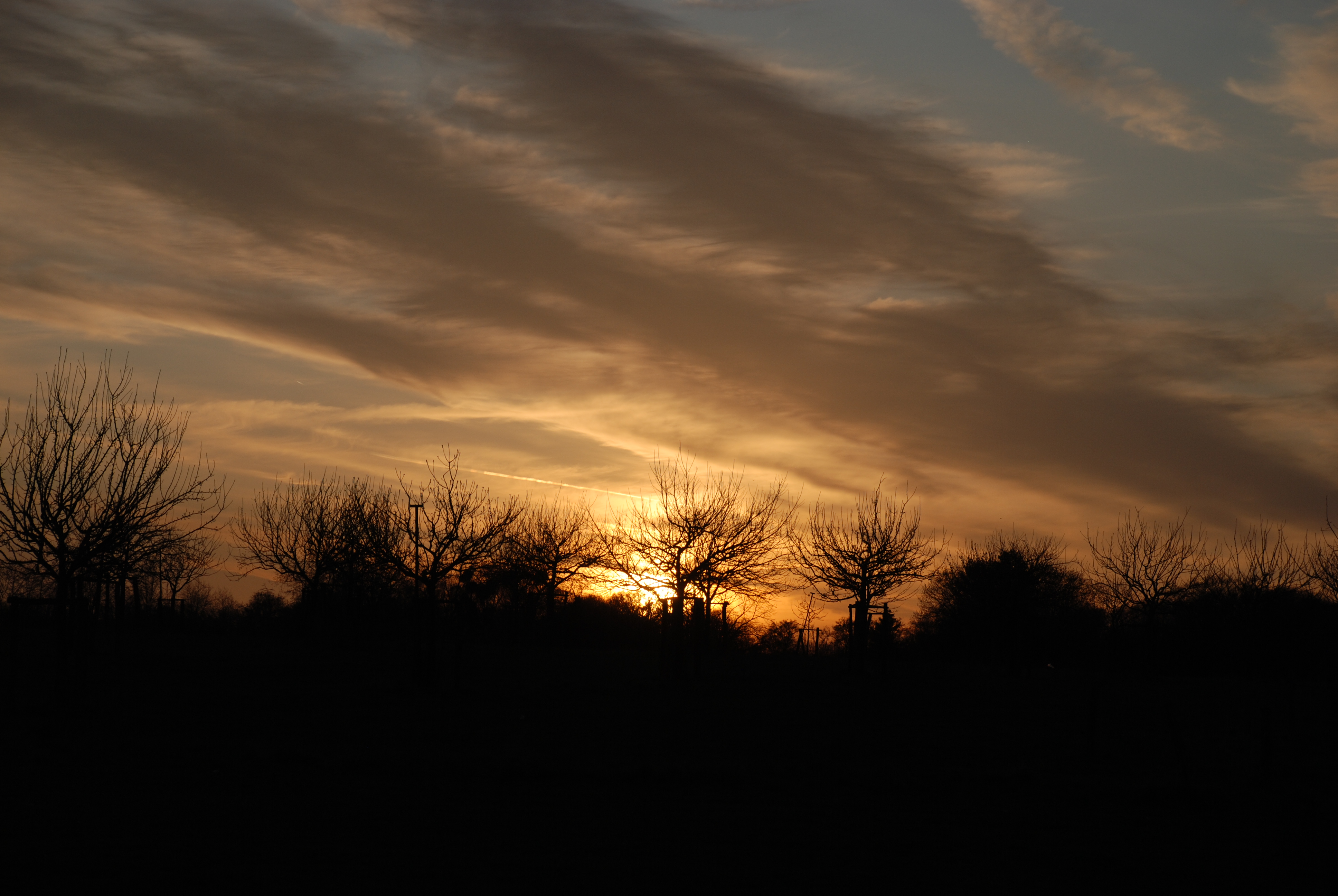 Sonnenuntergang April